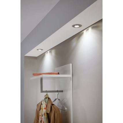 Eglo - Sæt med 3 LED-indbygningsspots TEDO 1xGU10-LED/5W/230V