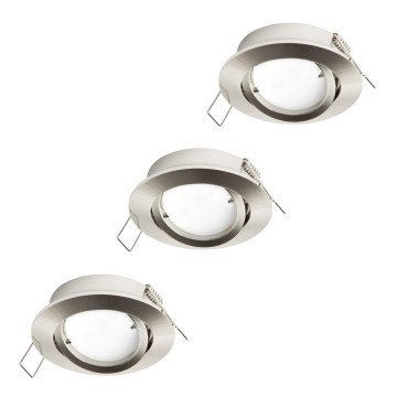 Eglo 31692 - Sæt med 3 LED indbygningsspots TEDO 1xGU10/5W/230V
