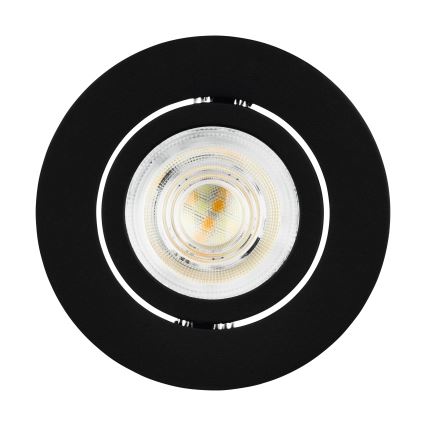Eglo 31695 - LED m. RGBW-farver Indbygningslampe dæmpbar SALICETO-Z LED/4,7W/230V 2700-6500K sort