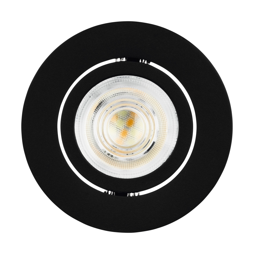 Eglo 31695 - LED m. RGBW-farver Indbygningslampe dæmpbar SALICETO-Z LED/4,7W/230V 2700-6500K sort