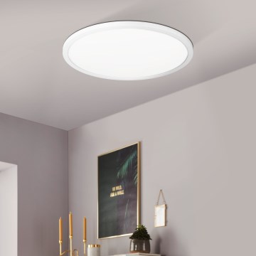 Eglo 31699 - LED loftlampe m. RGBW-farver dæmpbar ROVITO-Z LED/16,5W/230V 2700-6500K hvid