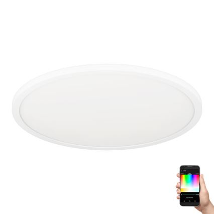 Eglo 31699 - LED loftlampe m. RGBW-farver dæmpbar ROVITO-Z LED/16,5W/230V 2700-6500K hvid