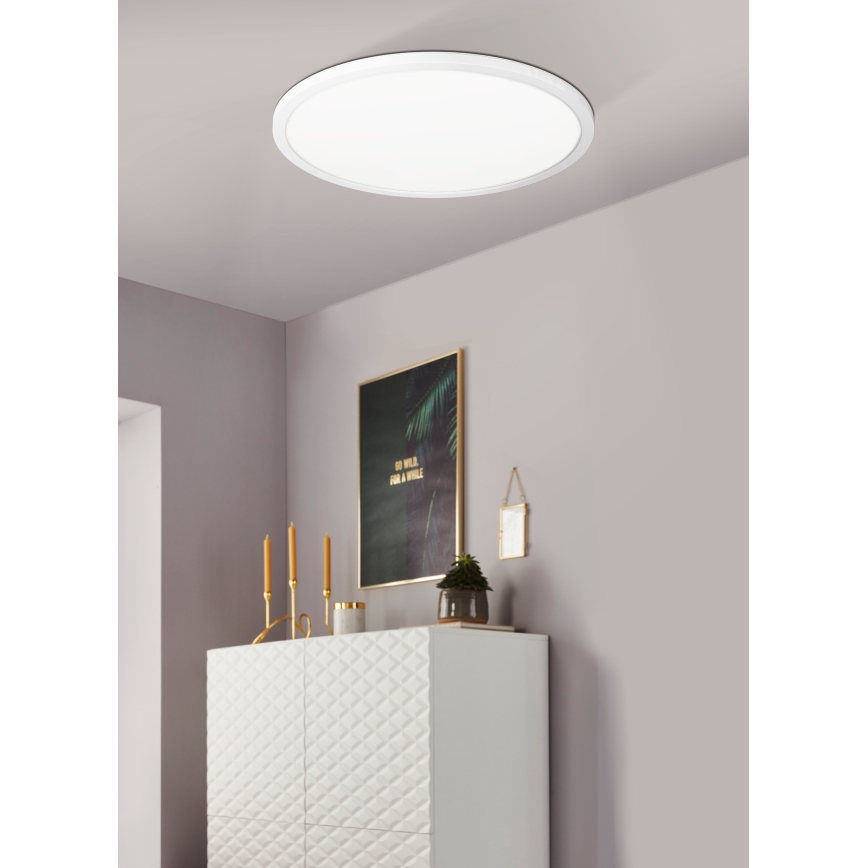 Eglo 31699 - LED loftlampe m. RGBW-farver dæmpbar ROVITO-Z LED/16,5W/230V 2700-6500K hvid