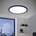 Eglo 31703 - ROVITO-Z dæmpbar LED RGBW loftlampe LED/14,6W/230V 2700-6500K Ø 29,5 cm sort