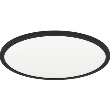 Eglo 31704 - LED RGBW dæmpbar loftlampe ROVITO-Z 1xLED/16,5W/230V 2700-6500K Ø 42 cm sort + fjernbetjening