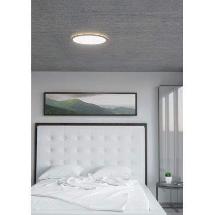 Eglo 31704 - LED RGBW dæmpbar loftlampe ROVITO-Z 1xLED/16,5W/230V 2700-6500K Ø 42 cm sort
