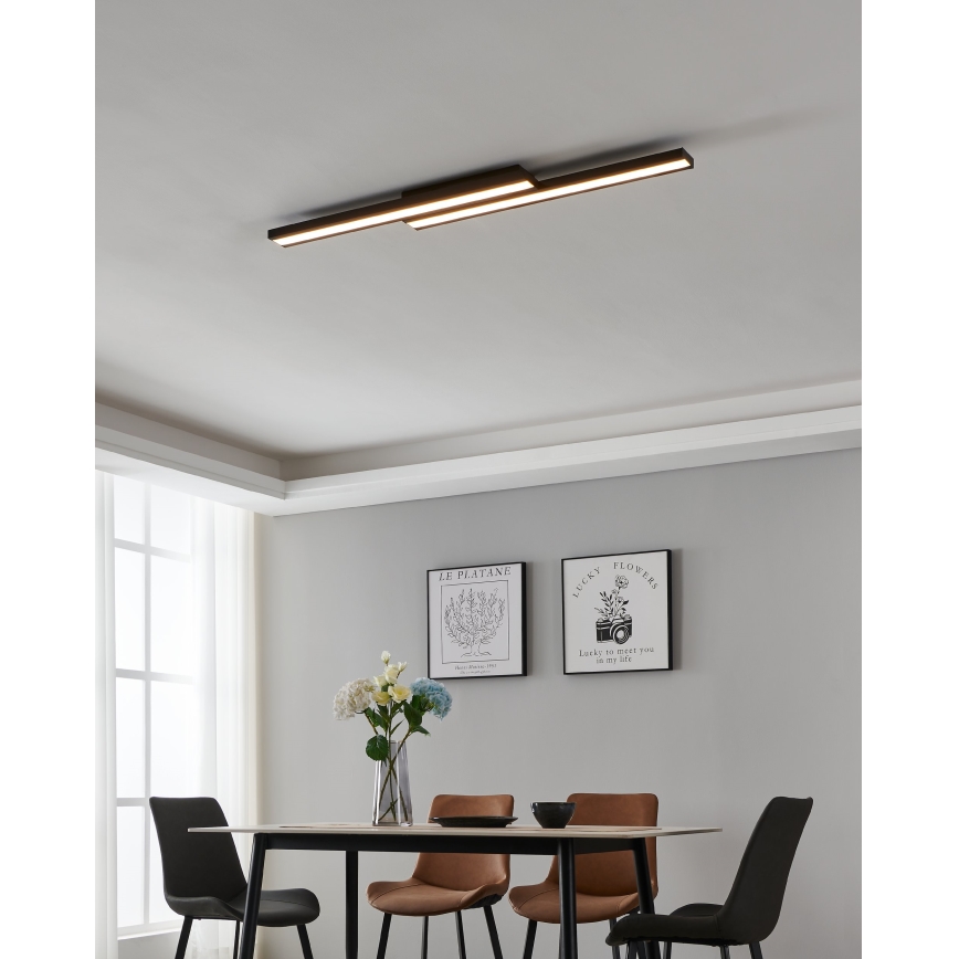 Eglo 31715 - LED loftlampe m. RGBW-farver dæmpbar SALITERAS-Z LED/20,4W/230V 2700-6500K sort