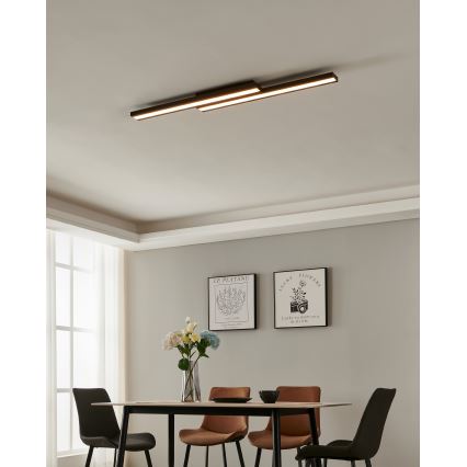 Eglo 31715 - LED loftlampe m. RGBW-farver dæmpbar SALITERAS-Z LED/20,4W/230V 2700-6500K sort