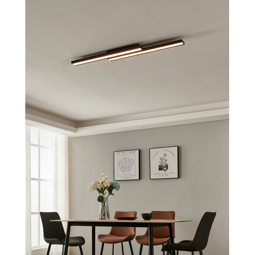Eglo 31715 - LED loftlampe m. RGBW-farver dæmpbar SALITERAS-Z LED/20,4W/230V 2700-6500K sort