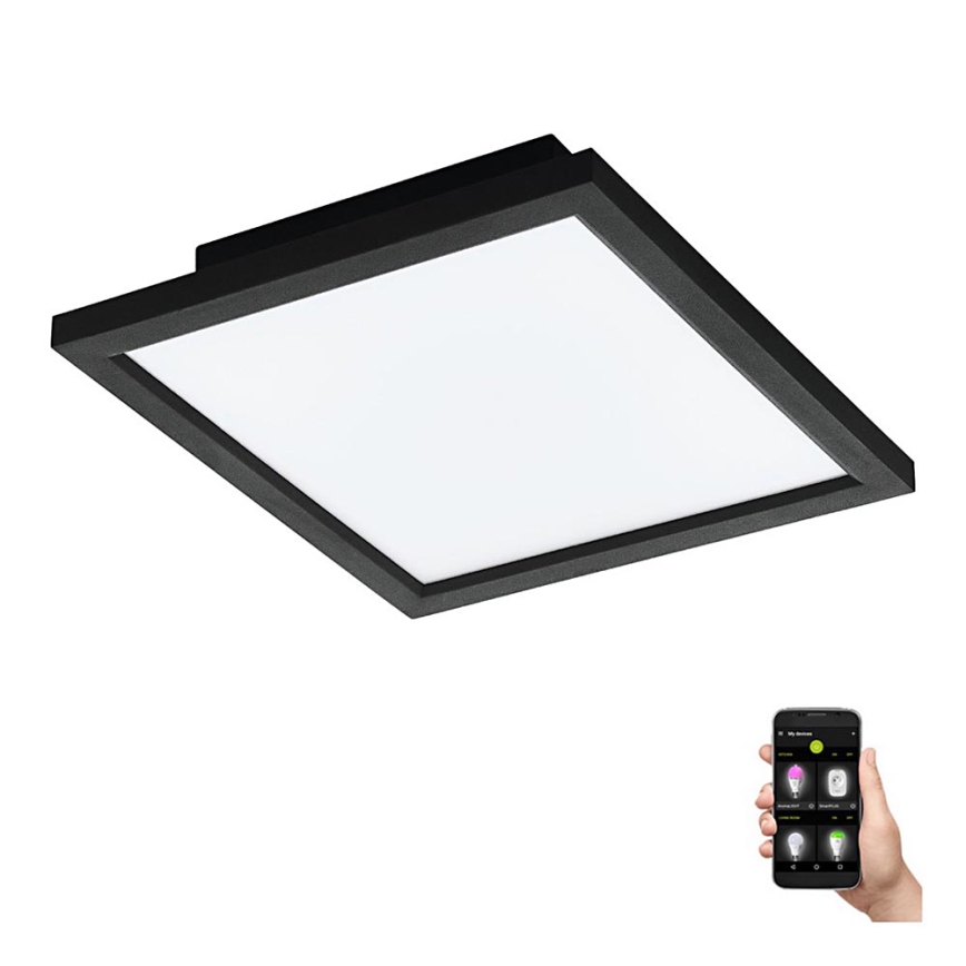 Eglo 31723 - LED loftlampe dæmpbar SALOBRENA-Z LED/15,3W/230V 2700-6500K sort