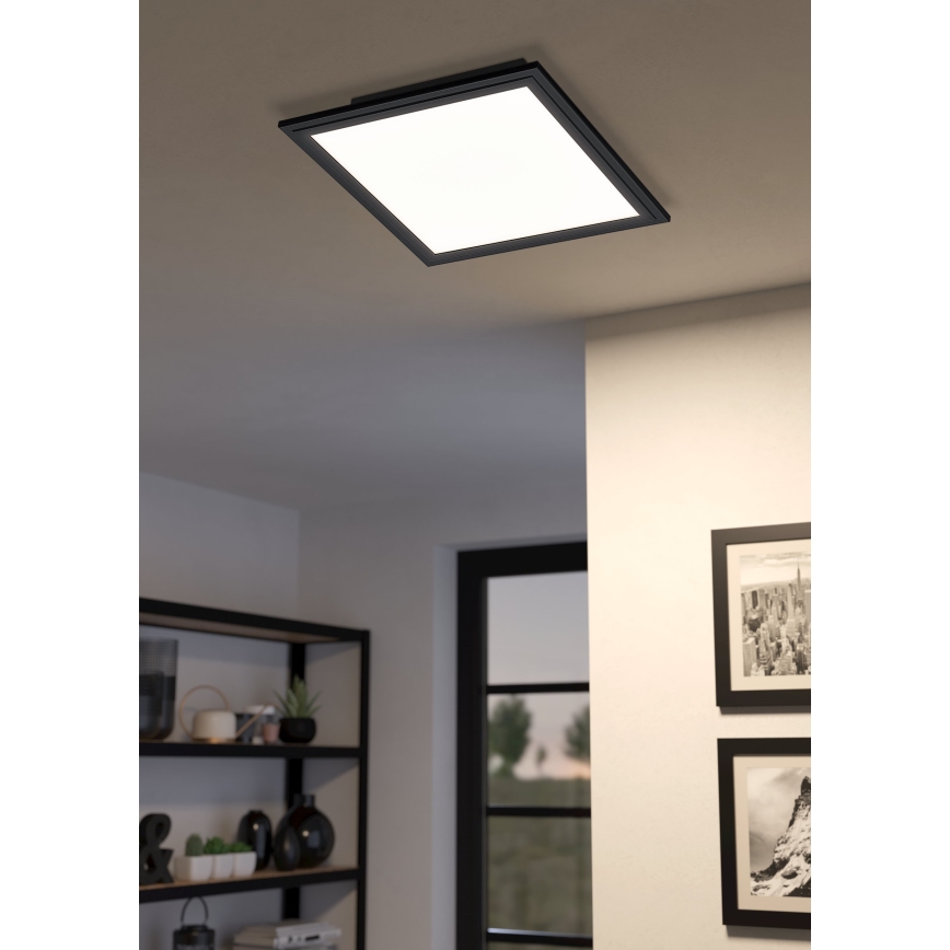 Eglo 31723 - LED loftlampe dæmpbar SALOBRENA-Z LED/15,3W/230V 2700-6500K sort