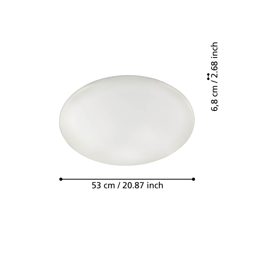 Eglo 31738 - LED loftlampe dæmpbar TOTARI-Z LED/44,8W/230V 2700-6500K hvid