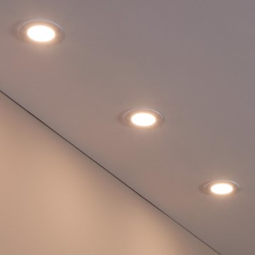 Eglo 31741 - SÆT 3x LED indbygningslampe til badeværelse dæmpbar FUEVA-Z 1xLED/2,8W/230V 2700-6500K IP44 hvid