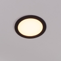 Eglo 31744 - LED-dæmpbar indbygningsspot til badeværelse FUEVA-Z LED/10,5W/230V 2700-6500K IP44 sort Ø 16,5 cm