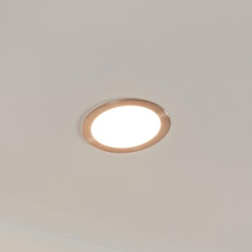 Eglo 31746 - Dæmpbar LED-indbygningsspot til badeværelse FUEVA-Z LED/10,5W/230V 2700-6500K IP44 krom Ø 16,5 cm
