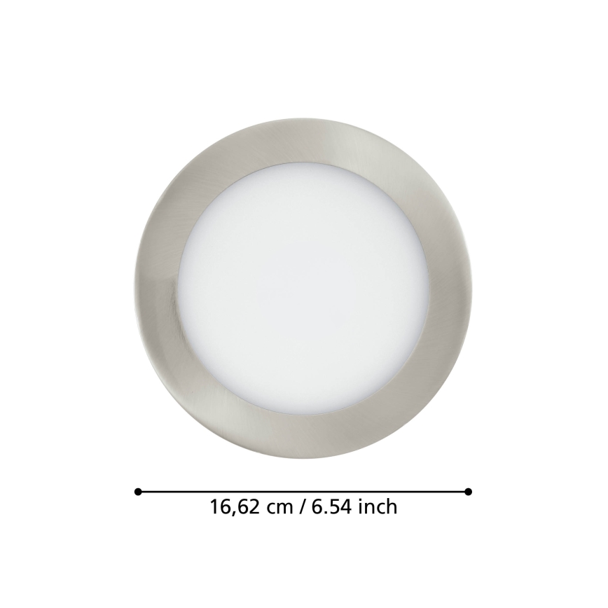 Eglo 31746 - Dæmpbar LED-indbygningsspot til badeværelse FUEVA-Z LED/10,5W/230V 2700-6500K IP44 krom Ø 16,5 cm