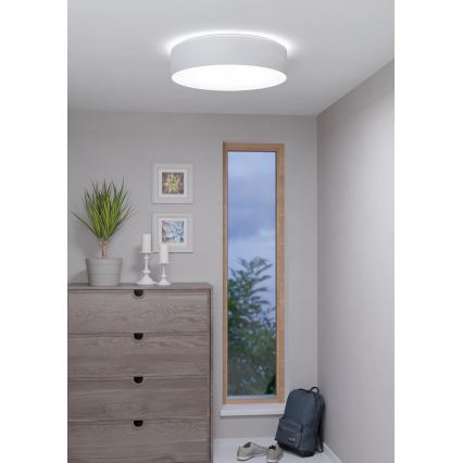 Eglo 31766 - LED RGBW dæmpbar loftlampe ROMAO-Z LED/35W/230V 2700-6500K Ø 57 cm hvid