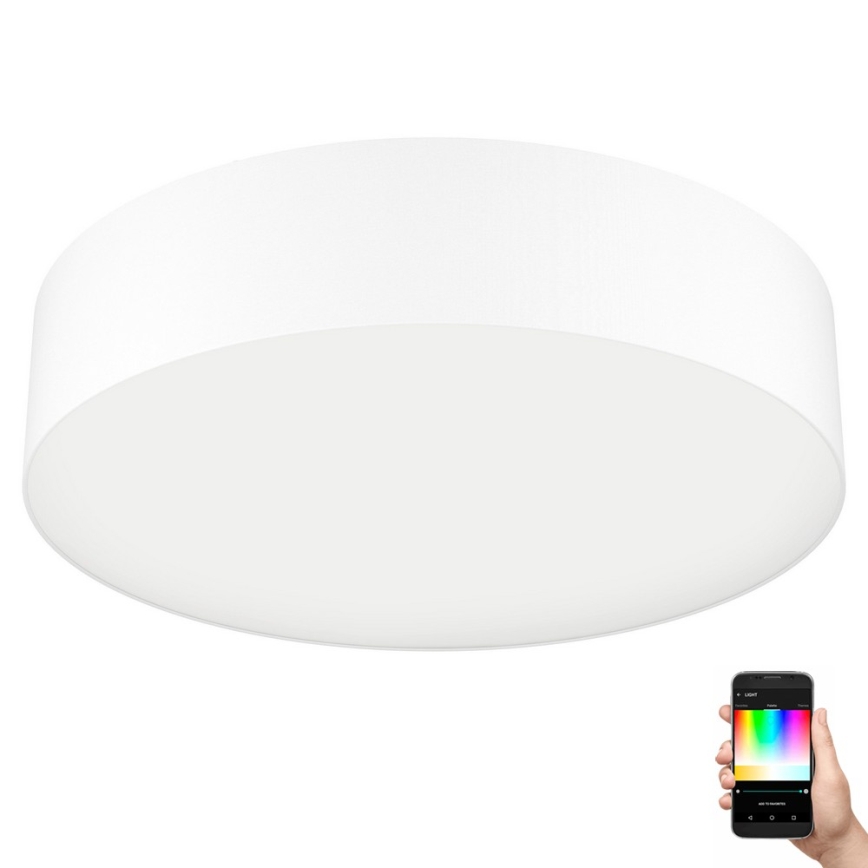 Eglo 31766 - LED RGBW dæmpbar loftlampe ROMAO-Z LED/35W/230V 2700-6500K Ø 57 cm hvid