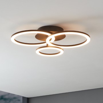 Eglo 31771 - LED loftlampe dæmpbar PARRAPOS-Z LED/33W/230V 3000-6500K sort
