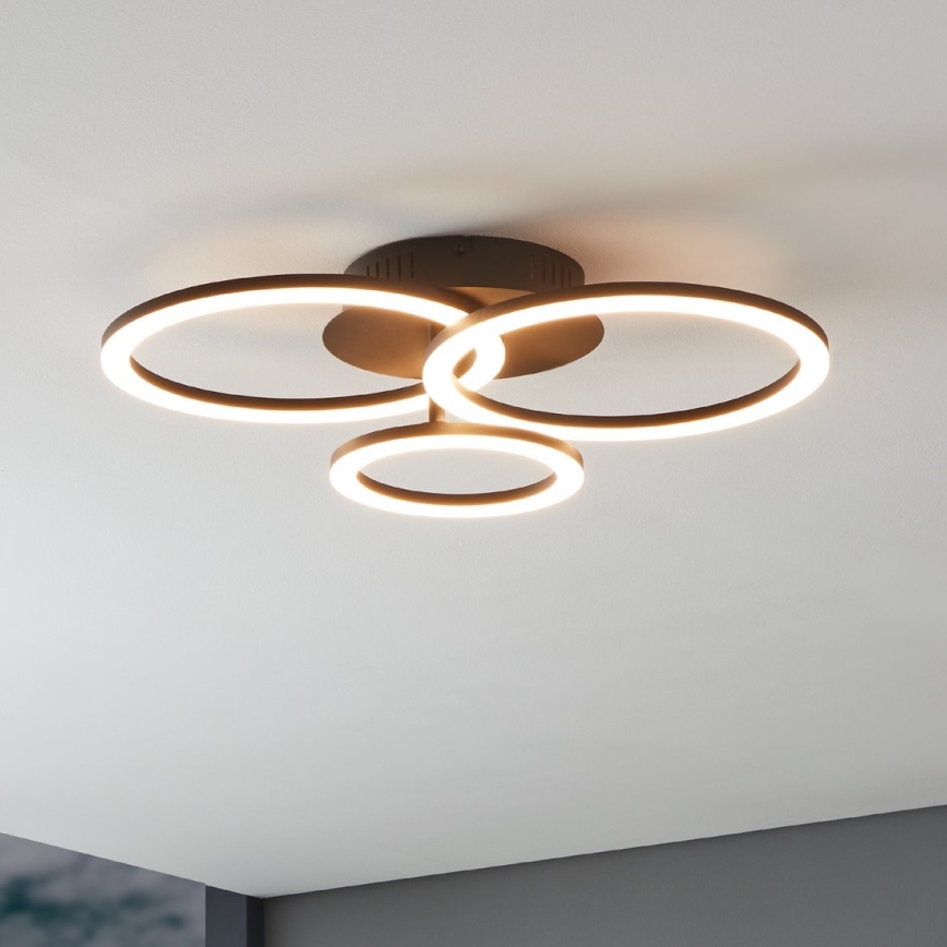 Eglo 31771 - LED loftlampe dæmpbar PARRAPOS-Z LED/33W/230V 3000-6500K sort