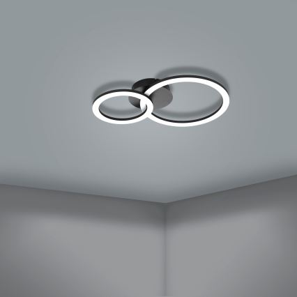 Eglo 31772 - LED loftlampe dæmpbar PARRAPOS-Z LED/15W/230V 3000-6500K sort