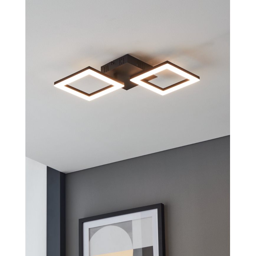 Eglo 31773 - LED loftlampe dæmpbar PARANDAY-Z LED/15,5W/230V 3000-6500K sort
