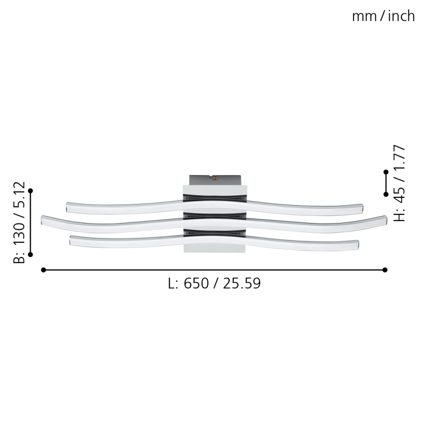 Eglo - LED loftsbelysning  LED/26W/230V