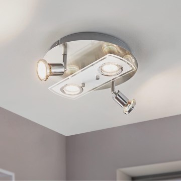 Eglo 32001 - LED loftlampe PAWEDO 1 4xGU10-LED/3W/230V