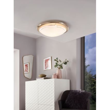 Eglo 32094 - LED loftlampe PLANET LED/11W/230V 3000K mat krom