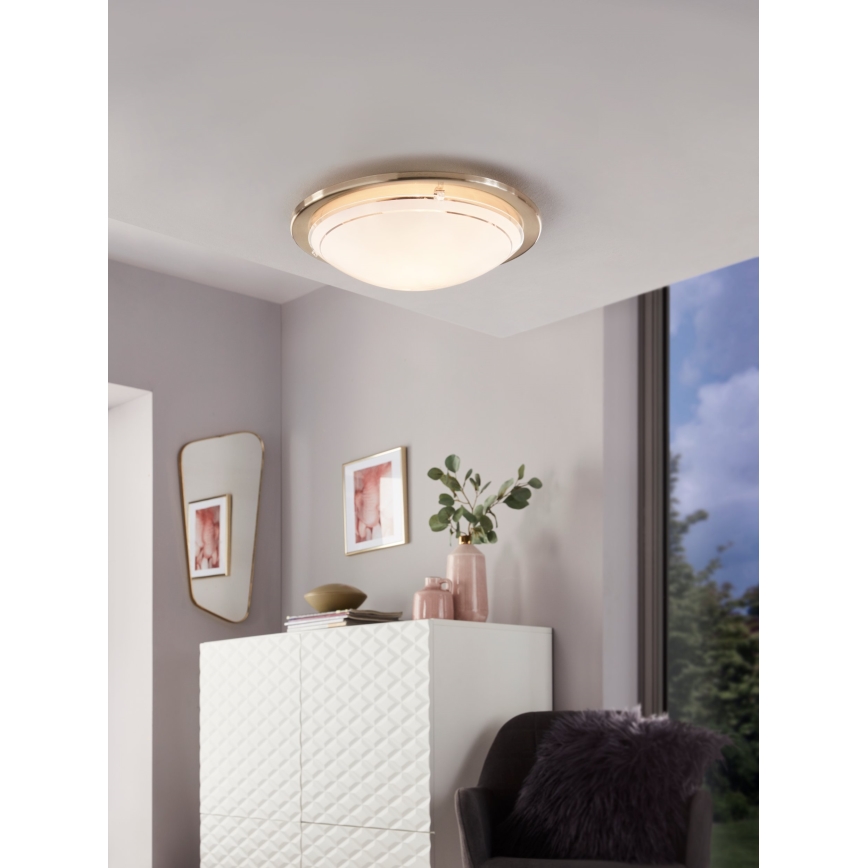 Eglo 32094 - LED loftlampe PLANET LED/11W/230V 3000K mat krom