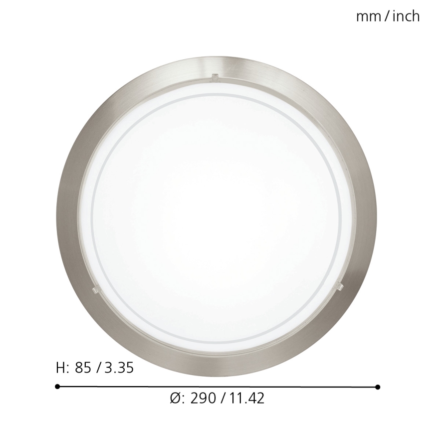 Eglo 32094 - LED loftlampe PLANET LED/11W/230V 3000K mat krom