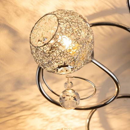 Eglo 32103 - LED påbygget lysekrone VELAGO 5xG9/33W/230V poleret krom