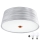 Eglo 32111- LED loftlampe FONSEA 1 2xE27/9W/230V sølvfarvet/kobber