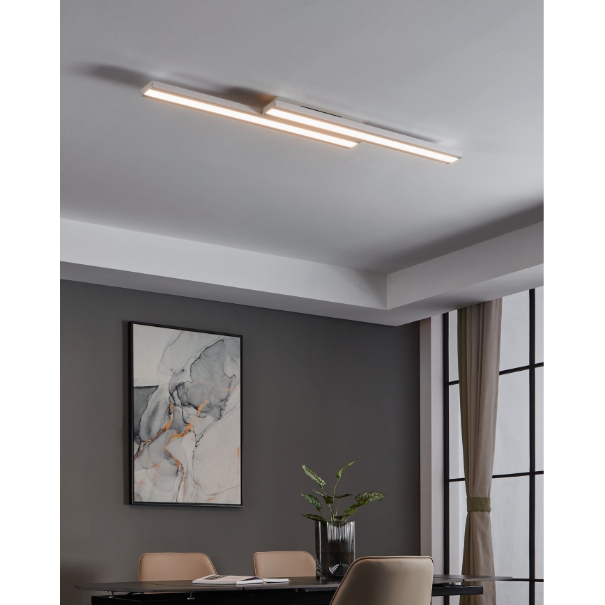 Eglo 32164 - LED RGBW dæmpbar loftlampe SALITERAS-C LED/24W/230V 2700-6500K hvid