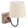 Eglo 32248 - Væglampe 1xE14/40W/230V, brun/beige
