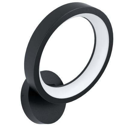 Eglo 32325 - LED væglampe m. RGBW-farver dæmpbar MARGHERA-C LED/16W/230V 2700-6500K sort