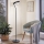 Eglo 32327 - LED RGBW Dæmpbar gulvlampe MARGHERA-C LED/15,5W/230V 2700-6500K sort