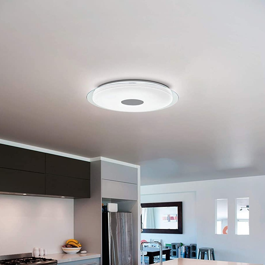 Eglo 32344 - LED RGBW Dæmpbar loftlampe LANCIANO-C LED/53W/230V 2700-6500K + fjernbetjening