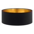Eglo 32481 - Universel lampeskærm TUNJA E27 diameter 30 cm sort/kobber