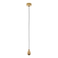 Eglo 32543 - Loftlampe YORTH 1xE27/60W/230V i egetræ