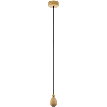 Eglo 32543 - Loftlampe YORTH 1xE27/60W/230V i egetræ