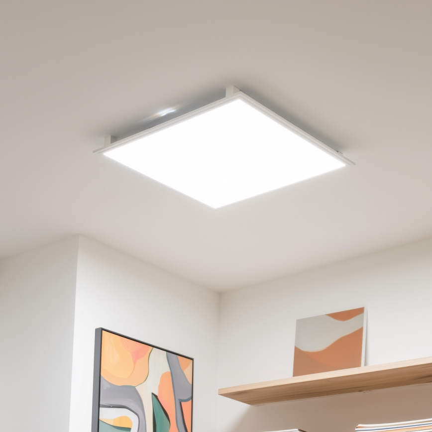 Eglo 32547 - LED RGBW Dæmpbar Fastmonteret/indbygget panel 02.01.2001 SALOBRENA-C LED/34W/230V hvid 60x60 cm + fjernbetjening