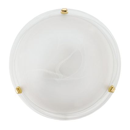 Eglo 32601 - LED loftlampe SALOME LED/11W/230V Ø 30 cm guld/alabasterglas
