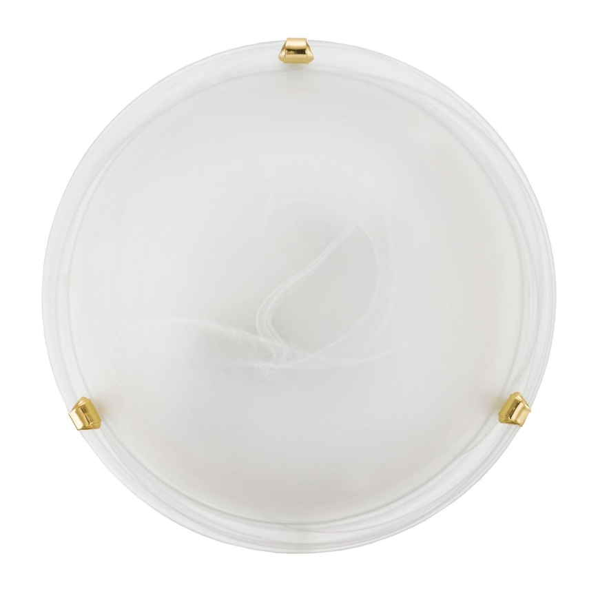 Eglo 32601 - LED loftlampe SALOME LED/11W/230V Ø 30 cm guld/alabasterglas