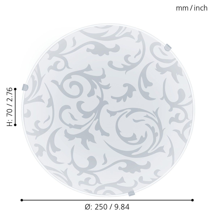 Eglo 32606 - LED-loftlampe MARS LED/11W/230V Ø 25 cm