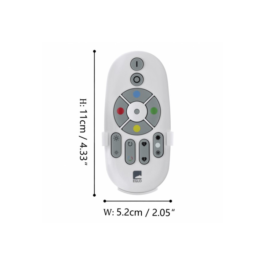 Eglo - Fjernbetjening CONNECT 2xAAA Bluetooth