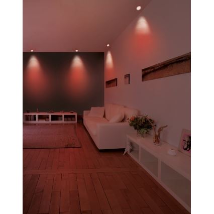 Eglo - LED RGB Dæmpbar indbygningsspot FUEVA-C LED/5,4W/230V Ø 12 cm