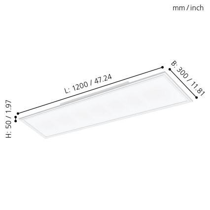 Eglo - LED panel SALOBRENA LED/33W/230V