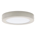 Eglo 32816 - FUEVA LED dæmpbar loftlampe, 17W, 230V, 3000-6500K, Ø 22,5 cm, mat krom + fjernbetjening