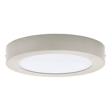 Eglo 32817 - LED dæmpbar loftlampe FUEVA LED/21W/230V 3000-6500K Ø 30 cm mat krom + fjernbetjening